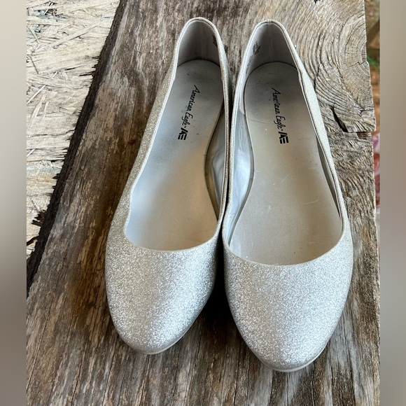 Silver glitter flats - Picture 2 of 2